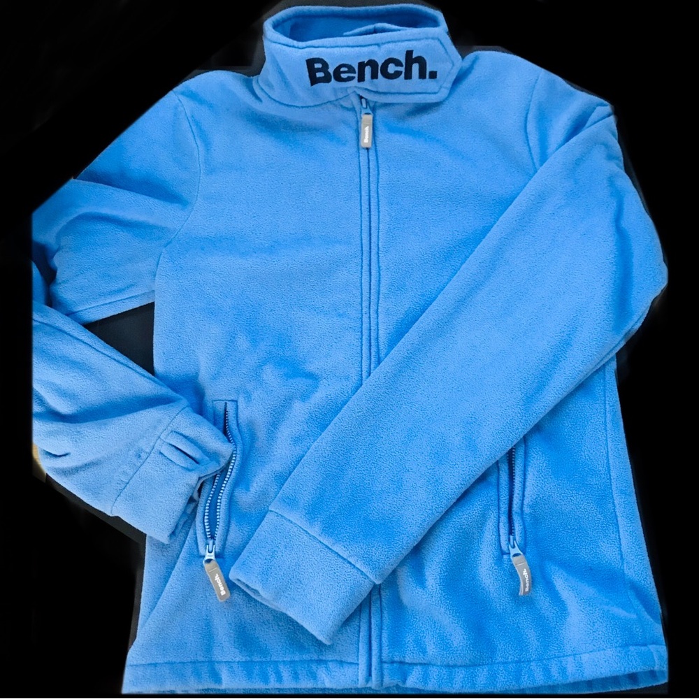 Bench Fuzzy Blue Fleece Jacket